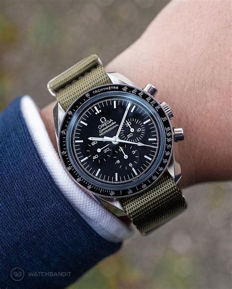 omega speedmaster nato strap size|omega speedmaster strap size.